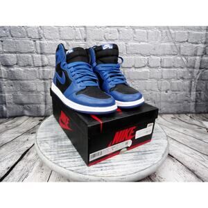 Nike Air Jordan 1 Retro High OG  Dark Marina/Blue Black-White Men 9 Used OG Box